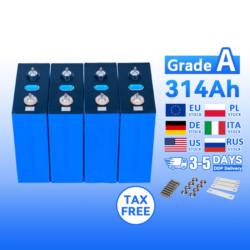 3.2V Prismatic Lithium Ion Battery 314Ah for Solar Energy Applications with Lifepo4 300ah 306ah 314ah 320ah 330ah 340ah Variants