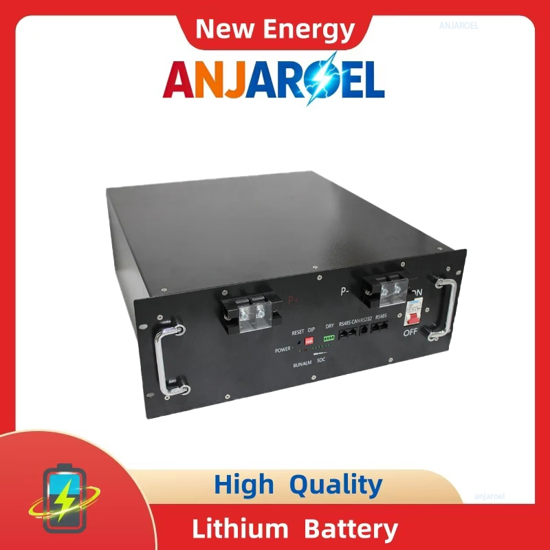 51.2V 100ah Deep Cycle Rack Mounted Lithium Battery 48V 20/50/75/100/150/200ah LFP Solar Energy Storage Lithium Ion Battery