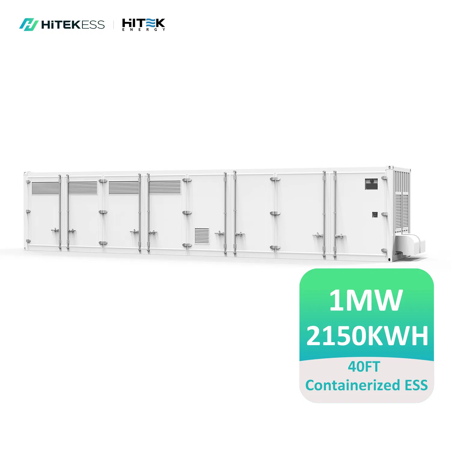 Easy Install Hitekess Complete 500kw Plug and Play Inverter Solar Containerized Battery Energy Storage System 500kw 1 Megawatt 2150kwh All in One Ess