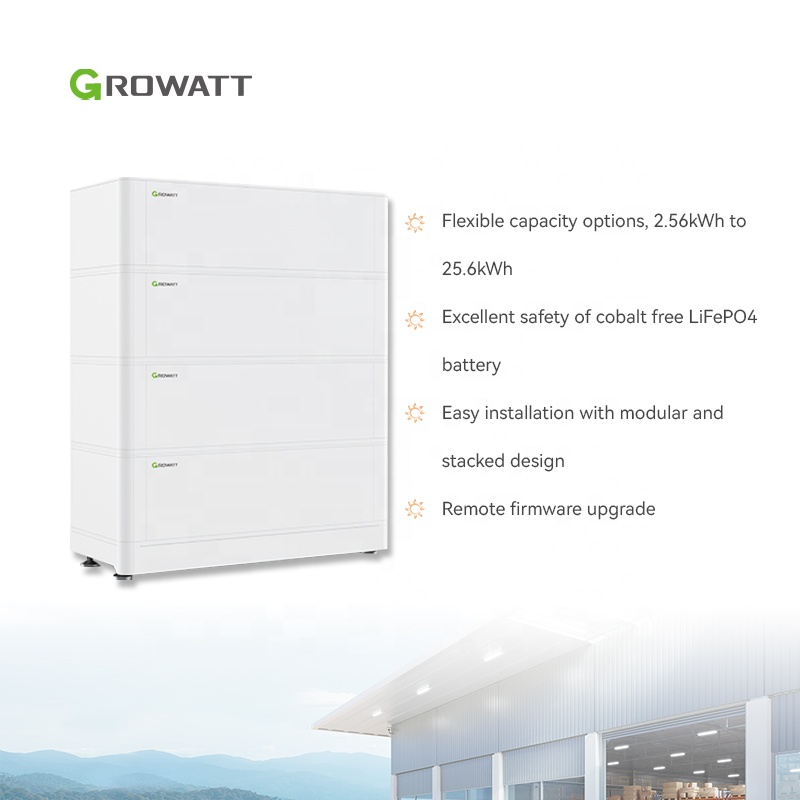 Growatt ARK Low Voltage Stack Battery 2.5kwh 10kwh 15kwh 20kwh 25kwh 51.2V Battery for Residential Storage System