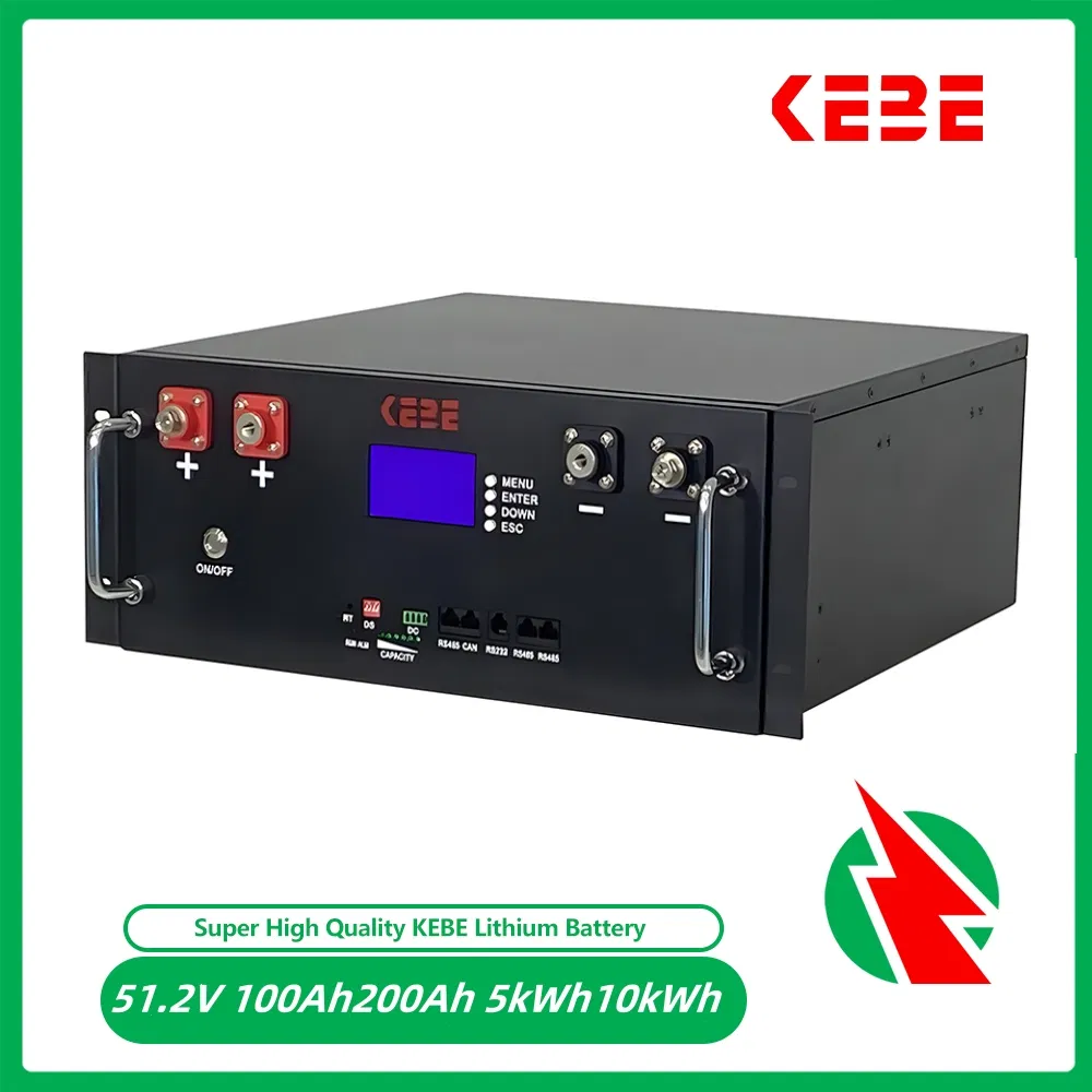 10kwh Lithium Ion Battery 51.2V200ah Solar Power Energy Storage Rack Mounted Deep Cycle LiFePO4 Rechargeable Battery
