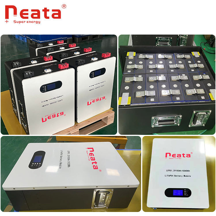 Neata Manufacturering 51.2V 100Ah Lithium Solar Battery 5kWh Wall Mounted LiFePO4 Home Energy Storage Battery