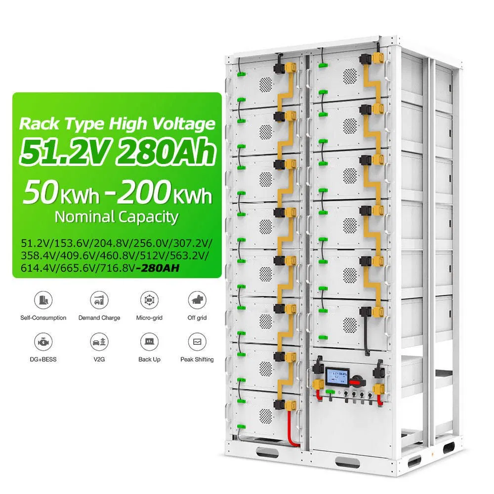 Factory 6500cycles 51.2V Sunrover Hybrid Solar System Panel Storage Lithium Ion Battery
