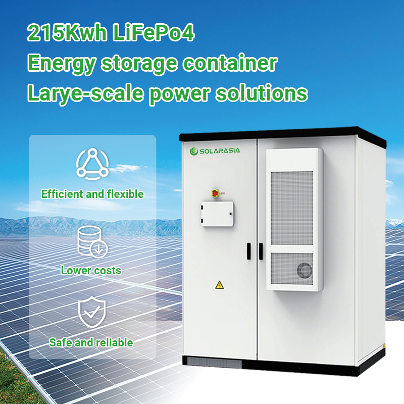 Advanced 100kw 215kwh Storage Battery Energy Storage System Solution All in One Containerized Design for Industrial Commercial and Utility Scale Solar Projects