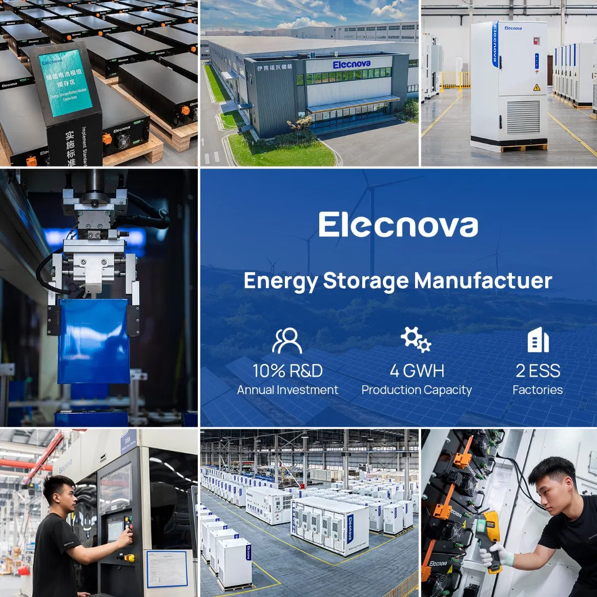 Eco-E101wx Battery for Grid Support, Load Shifting, and Renewable Energy Smoothing