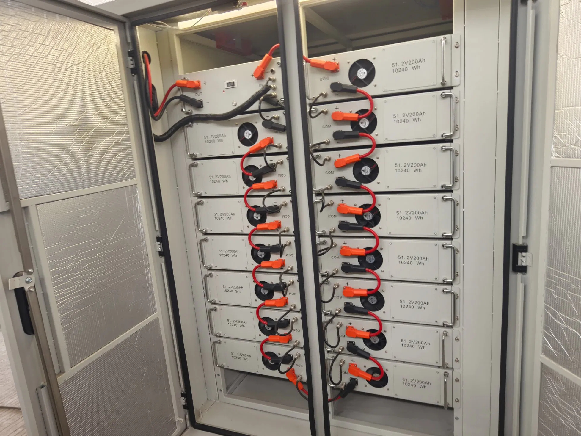 Residential Battery Storage System 100kw Hybrid Inverter + 241kwh LiFePO4 Battery Pack