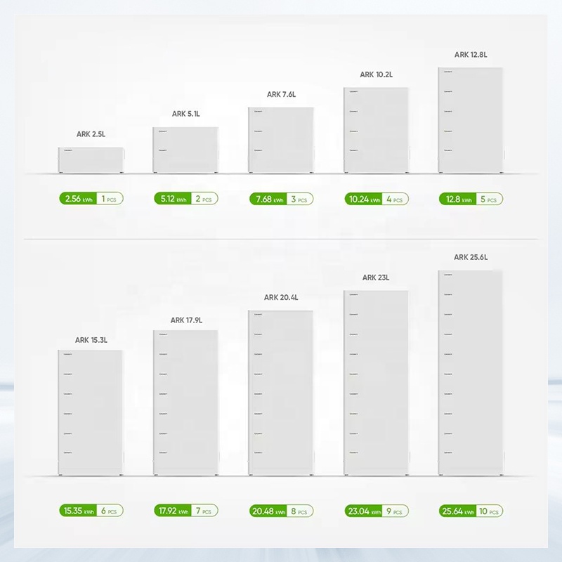 Growatt ARK Low Voltage Stack Battery 2.5kwh 10kwh 15kwh 20kwh 25kwh 51.2V Battery for Residential Storage System