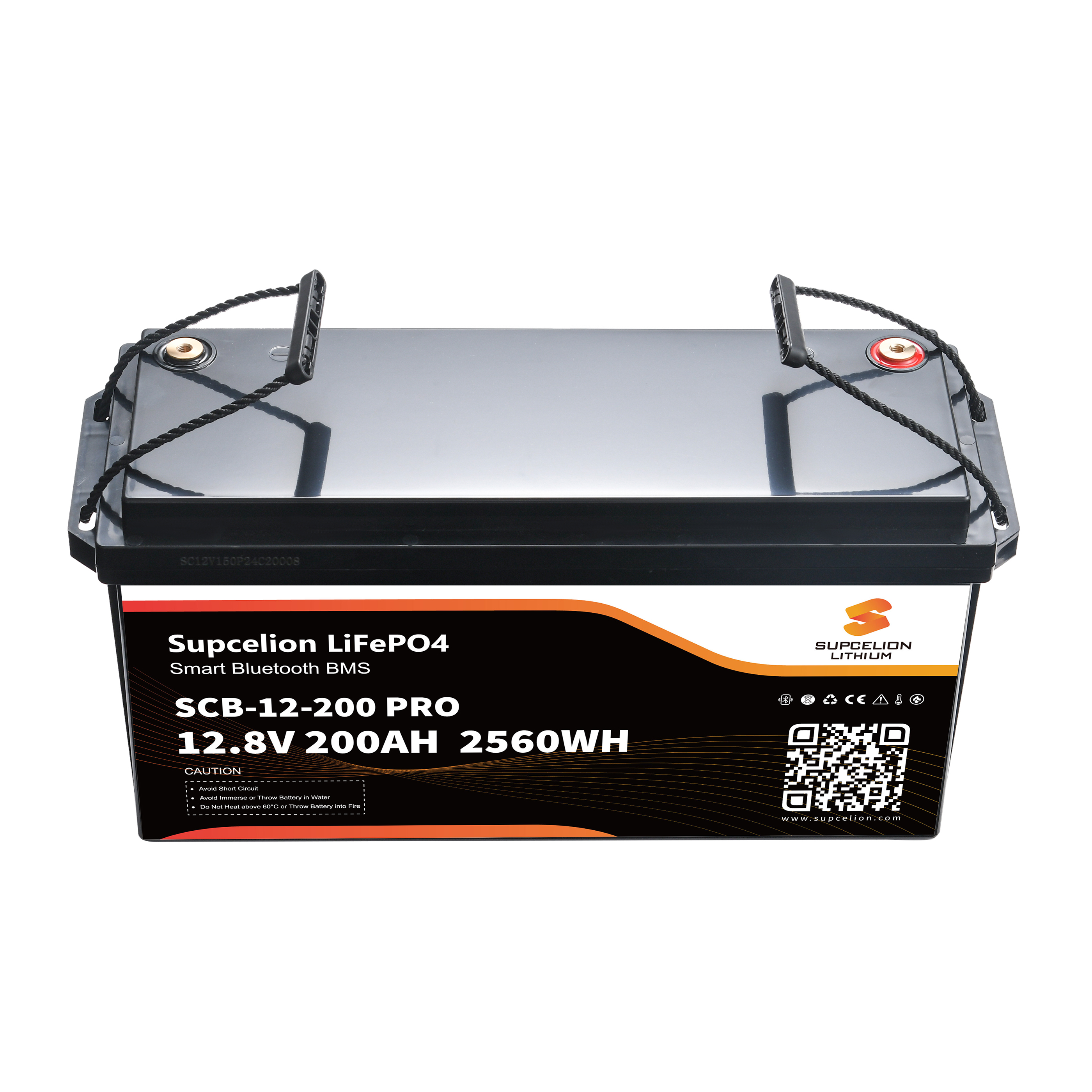 Deep Cycle 12V 24V 48V LiFePO4 Battery Packs 200Ah BMS Solar Smart Heating Bluetooth 4.0 IP65 Protection 5-Year Warranty