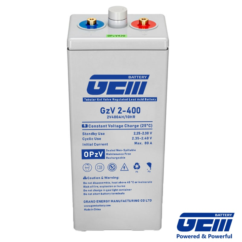 2V250Ah OPzV Solar Battery - Tubular Gel Tech, 6000+ Cycles for Utility-Scale Storage