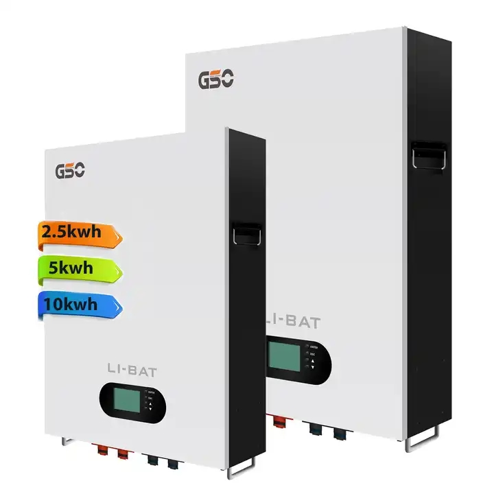 LiFePO4 Solar Lithium Ion Battery Pack 100ah 200ah 24V 48V 2.5kw 5kw Rack Mounted Lithium Battery