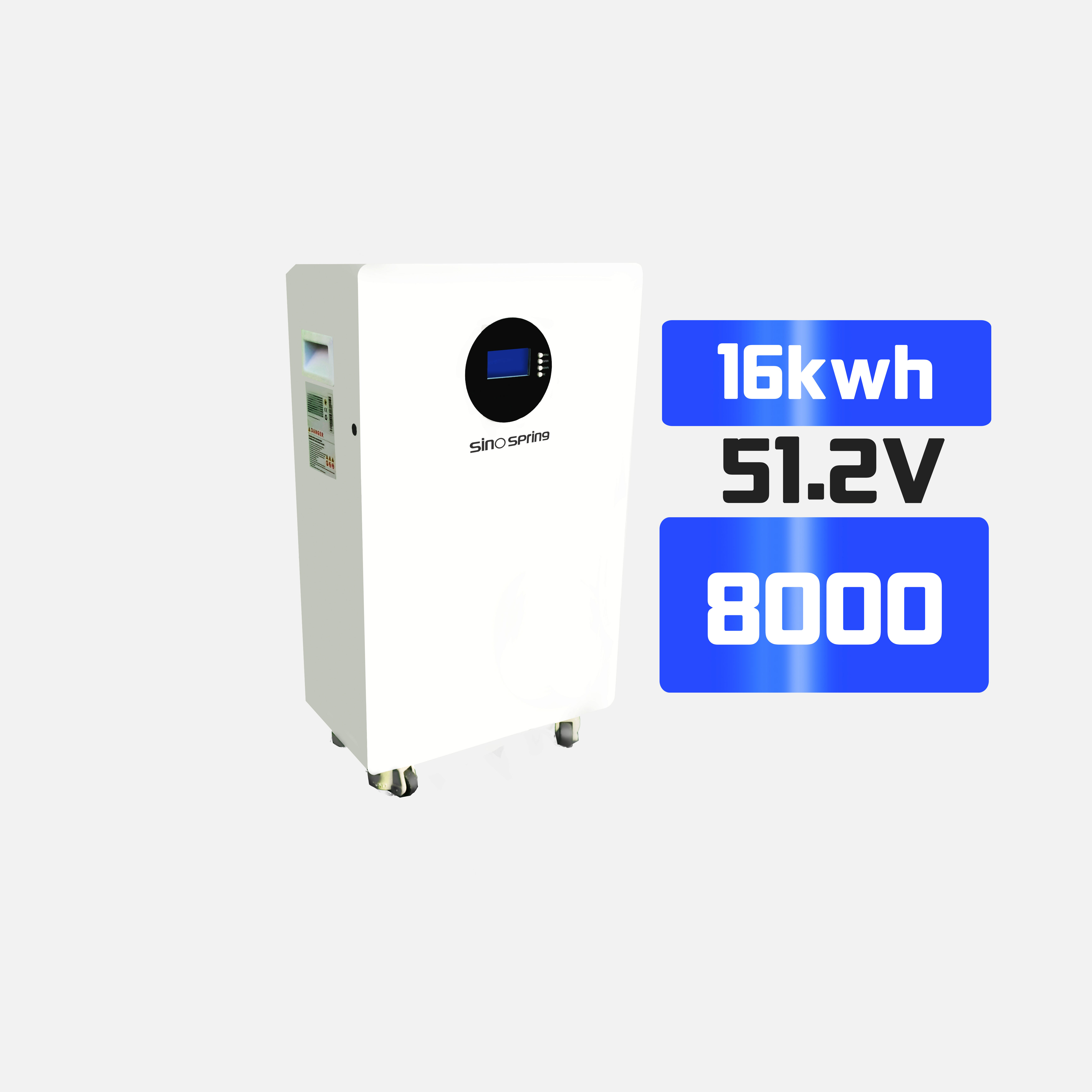 Factory Price 5.12KWh LiFePO4 Low Voltage Lithium Battery Solar Battery for Solar System 5KW