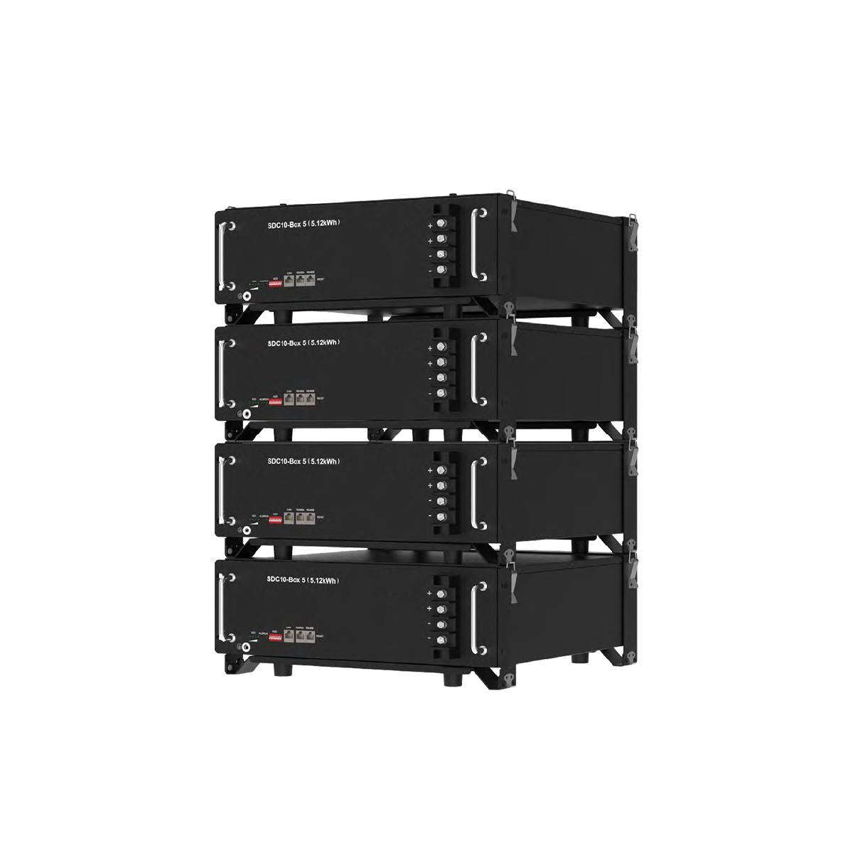 Ampleness 51.2V 5.12kWh 100Ah Low Voltage Solar Energy Storage LiFePO4 Lithium Battery