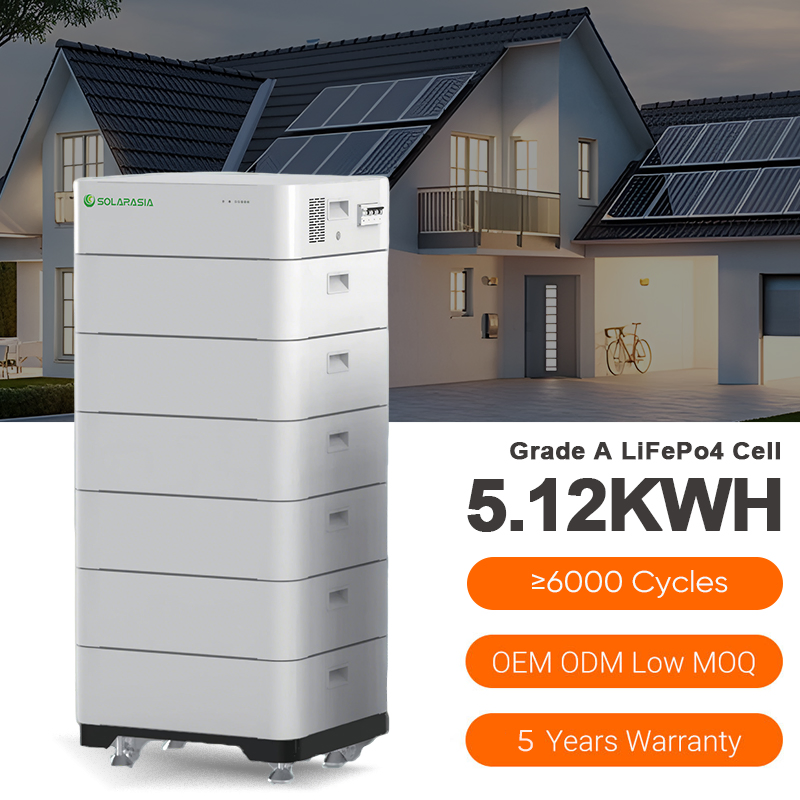 China Manufacturer Wholesale Price All in One 51.2V 100ah Hybrid Inverter 40kwh 30kwh LiFePO4 Lithium Battery 102.4V 50ah for Home Solar Energy Storage System