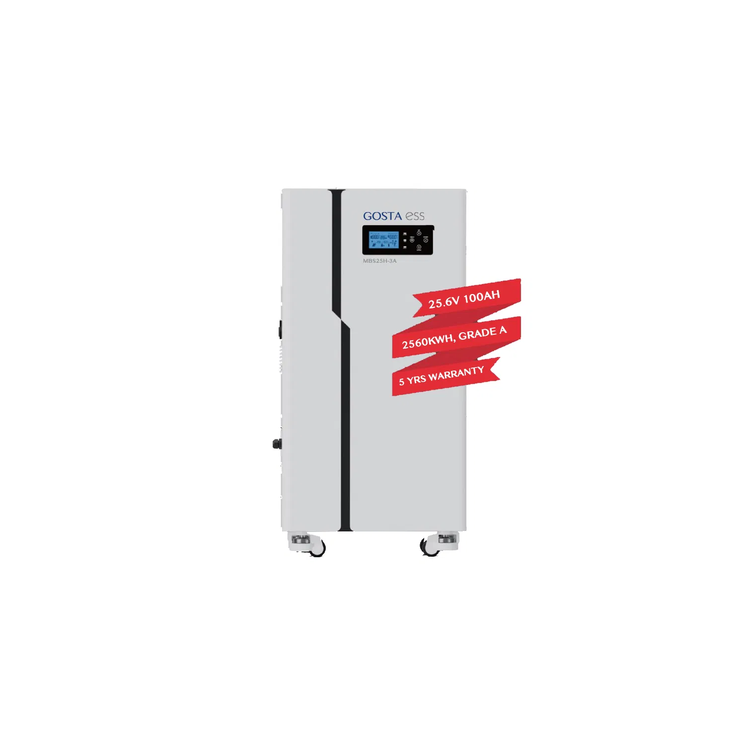 Gosta Mbs25h-3A Rechargeable Flexible LCD UPS Home Use Lithium-Ion Phosphate LFP Battery