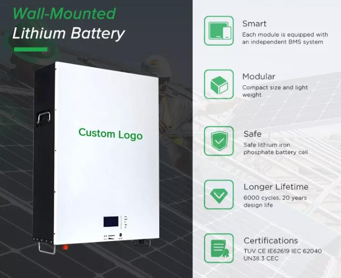 51.2V 200ah 10.24kwh Home Energy Storage with BMS Solar Lithium Ion Li-ion 400ah LiFePO4 Battery for Deye Growatt Goodwe Sungrow Hybrid Inverters
