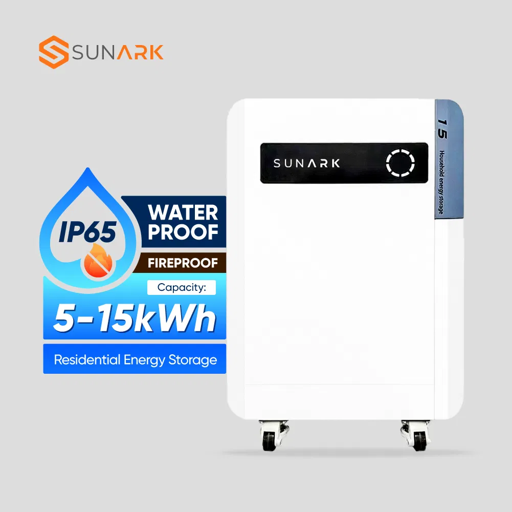 Sunark IP65 Waterproof Fireproof Residential LiFePO4 Energy Storage Battery Lithium 10kwh 15kwh 200ah for Solar System