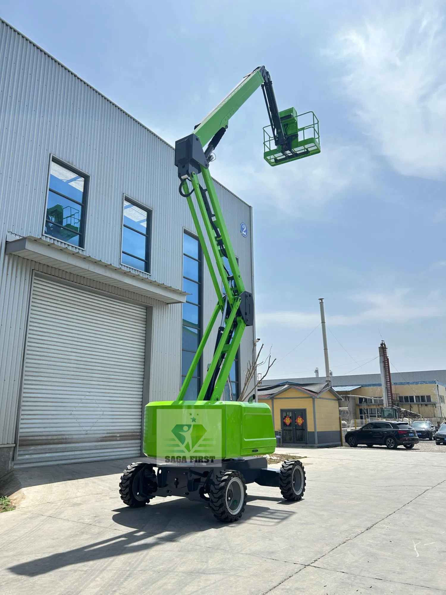 V18d 18m Diesel Boom Lift: High Efficiency &amp; All-Terrain Adaptability
