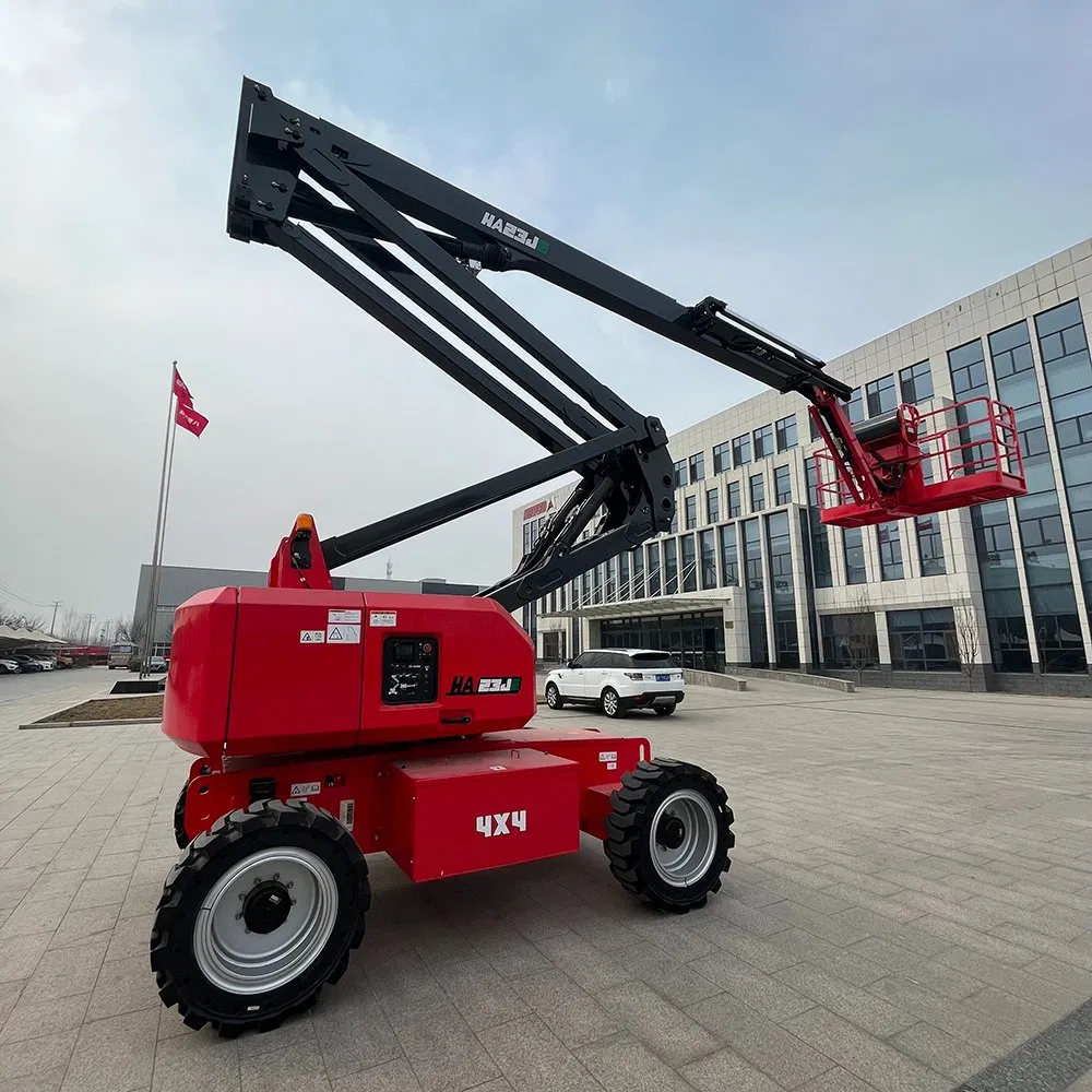 22m 25m Electric Self Propelled Articulated Boom Lift Cherry Picker Aerial Work Platform