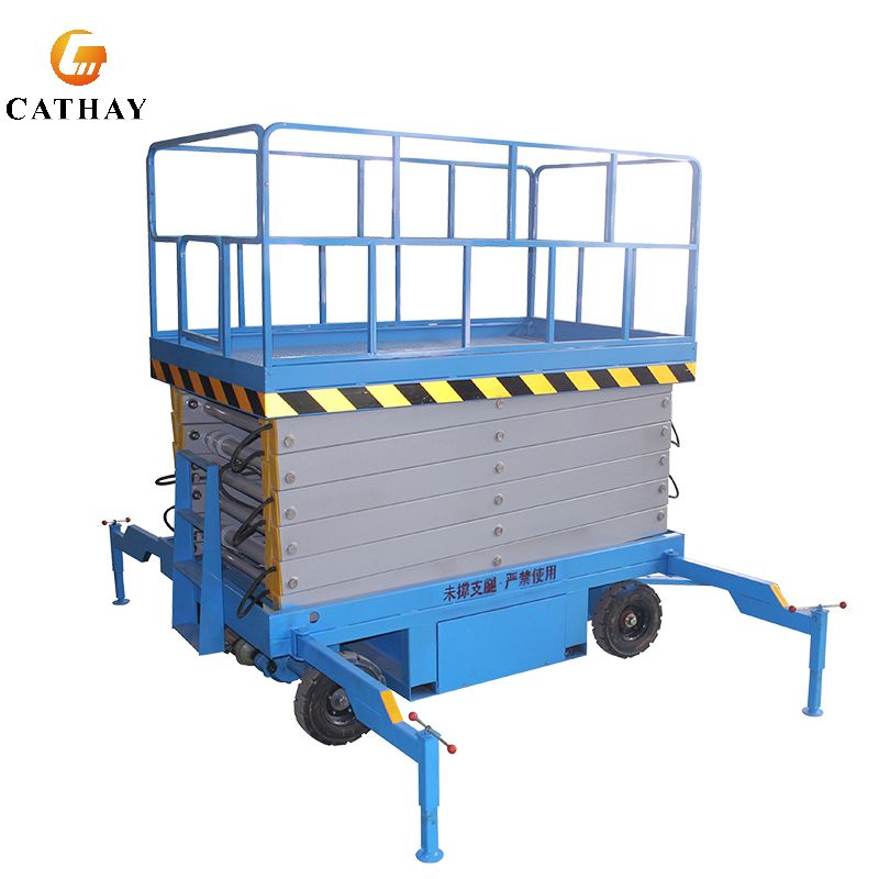 Outdoor Maintenance Vehicle for 8-Meter Aerial Work on Mobile Scissor Platform