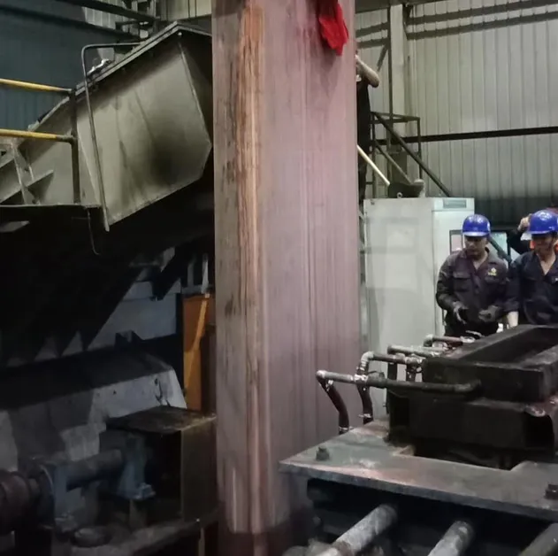 Copper rod casting