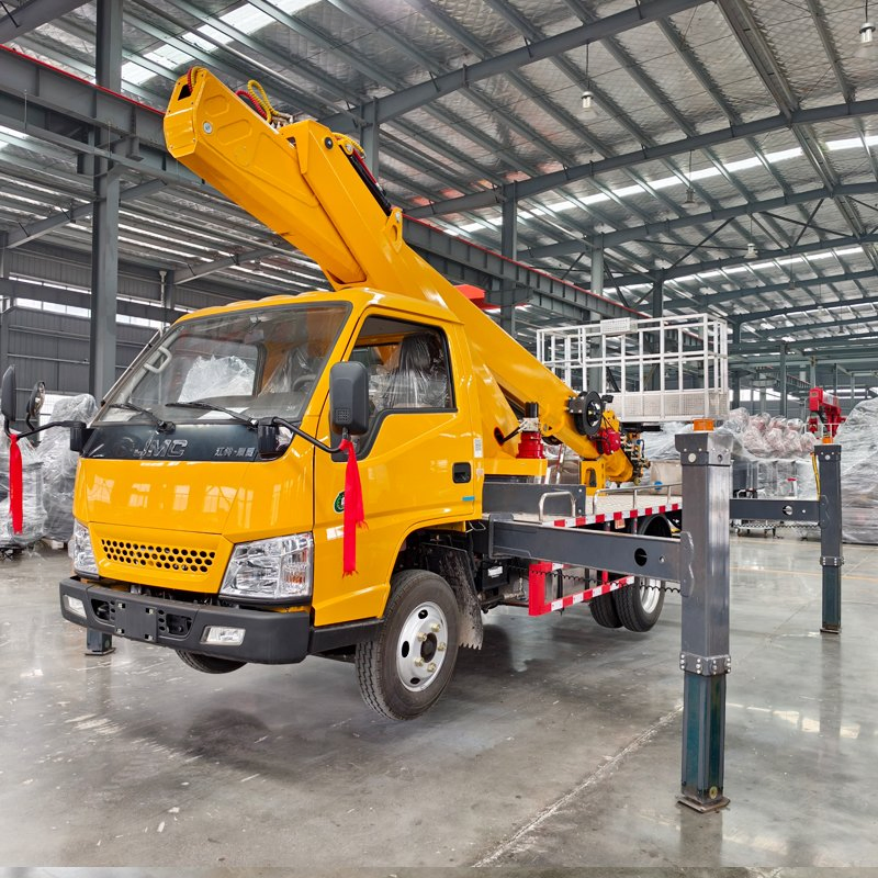 Compact Structure Aerial Work Platform 10m-27m Hydraulic Boom Lift for Safety and Efficiency