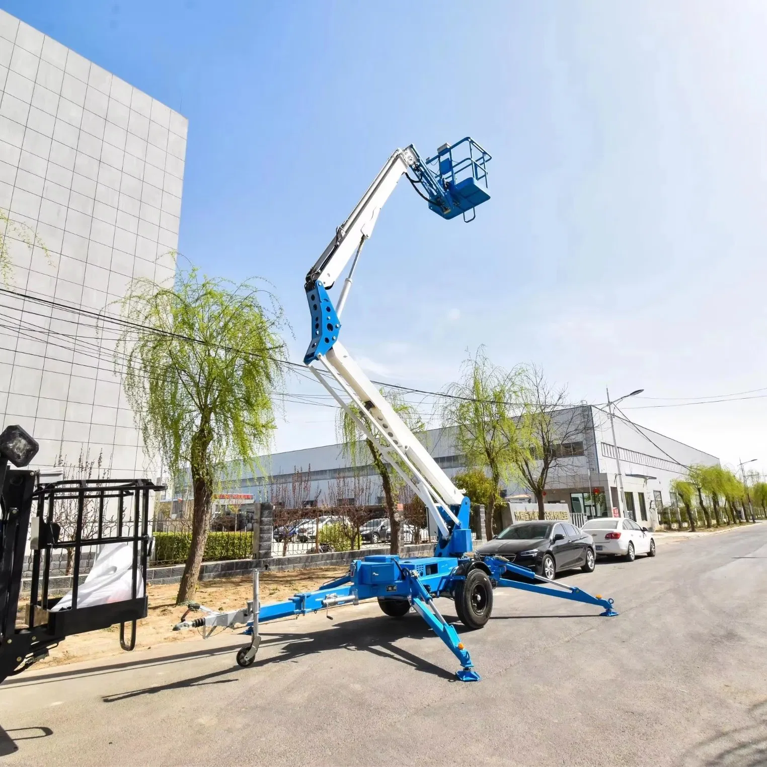 Trailer Mounted Towable Boom Lift 16m 14m 12m 10m Aerial Work Platform Man Lift
