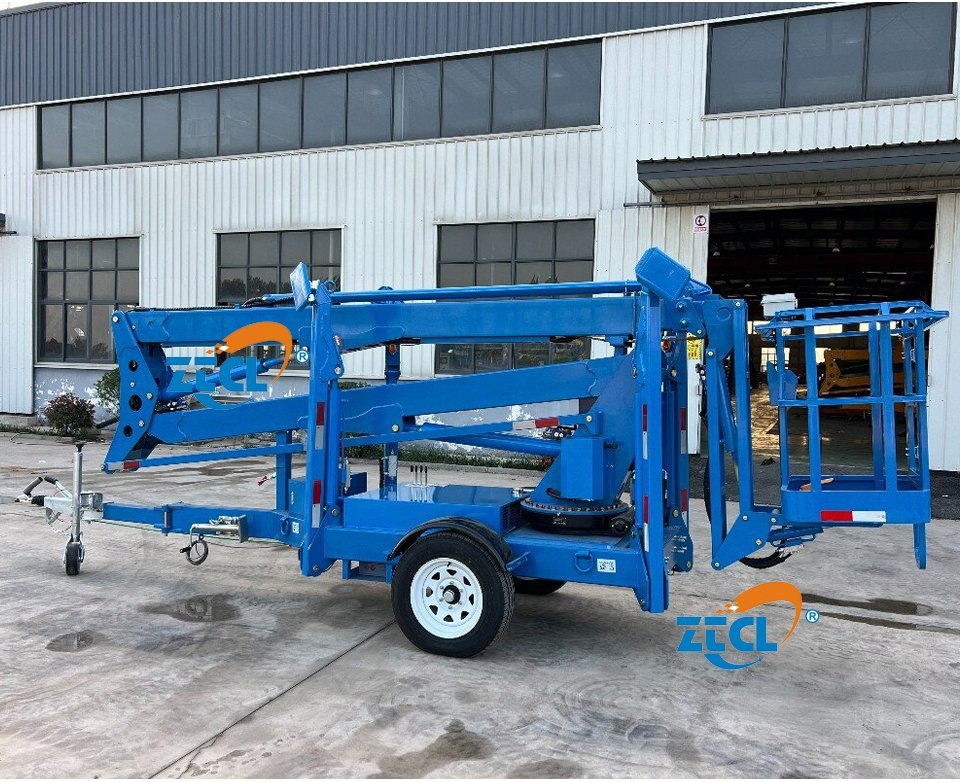 10-18m Aerial Towable Boom Lift Trailer Mounted Truck Used for Cherry Picker