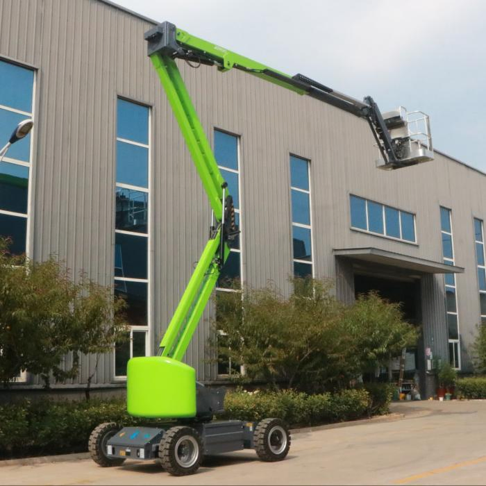 16m 18m Construction Building Lifting Equipment Self-Propelled Electric Powered Articulating Boom Lifts