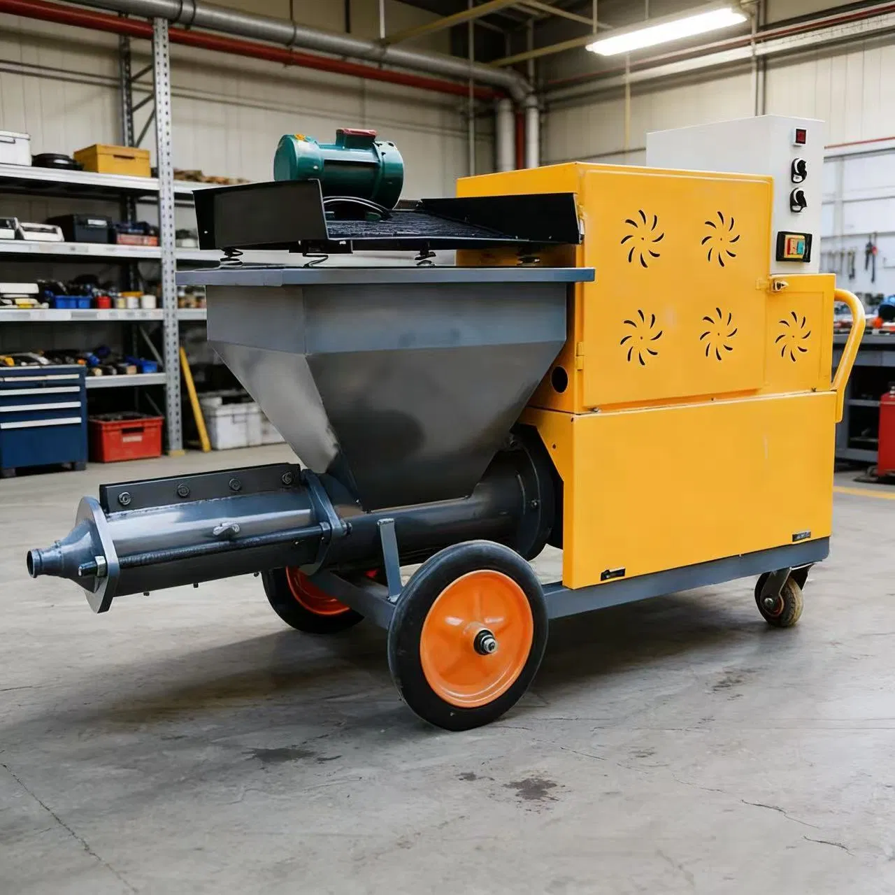 Heavy-Duty Mortar Spraying Equipment for Construction Site