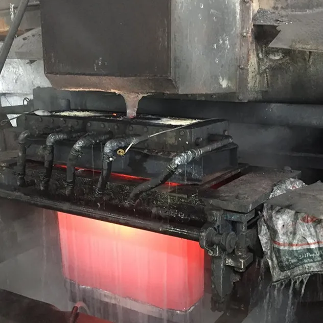 Copper billet casting