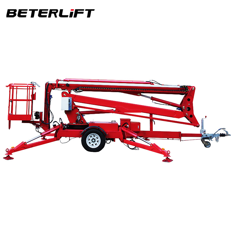Professional High Quality Hydraulic Articulating Diesel Engine Towable on Promotion Lifting Height Boom Lifts