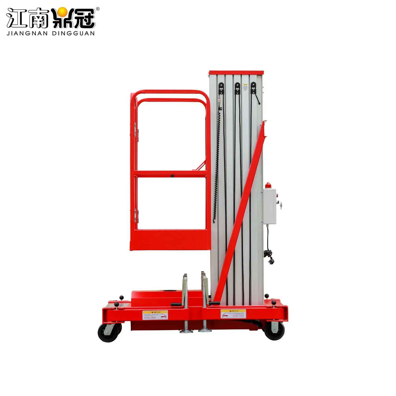 Portable Light Weight Aerial Work Platform Compact Electric Aluminum Lift