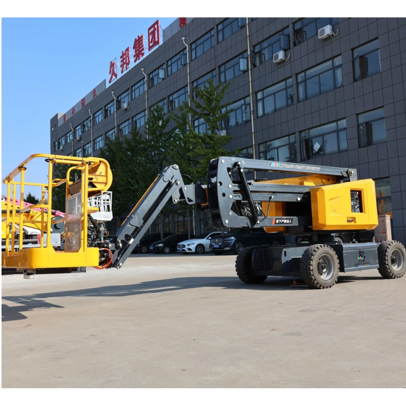 Versatile Self-Propelled Electric Boom Lift for Aerial Work