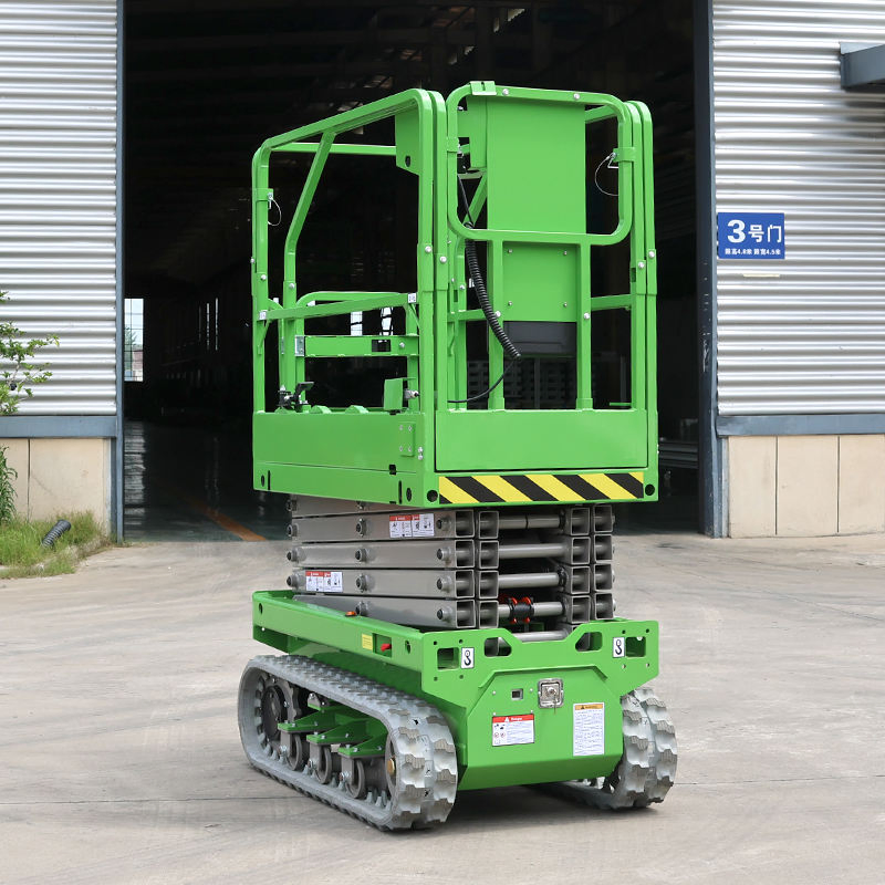 6m 8m 10m 12m 14m Aerial Platform Self Propelled Crawler Scissor Man Lift Electric Mobile Scissor Lift
