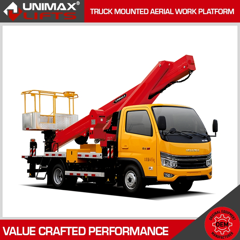 Compact Aichi Clw Sinoboom Liugong Versalift Terex Multitel 20m 35m 40m 45m 60m Aerial Work Platform Truck Mounted Lift Mobile Work Platform Mounted Boom Lift