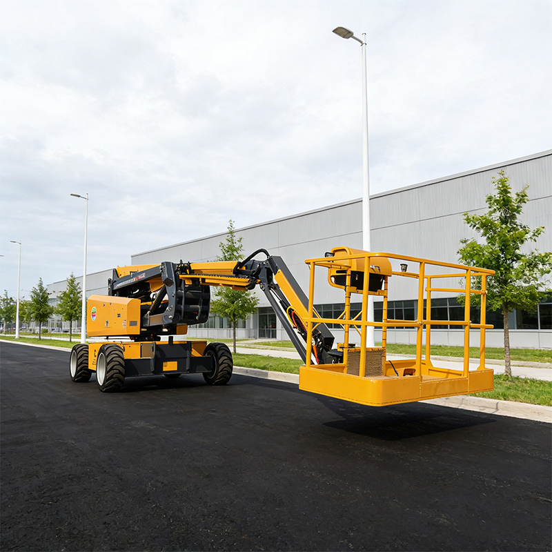 Self-Propelled Compact Aerial Work Platform for Urban Construction