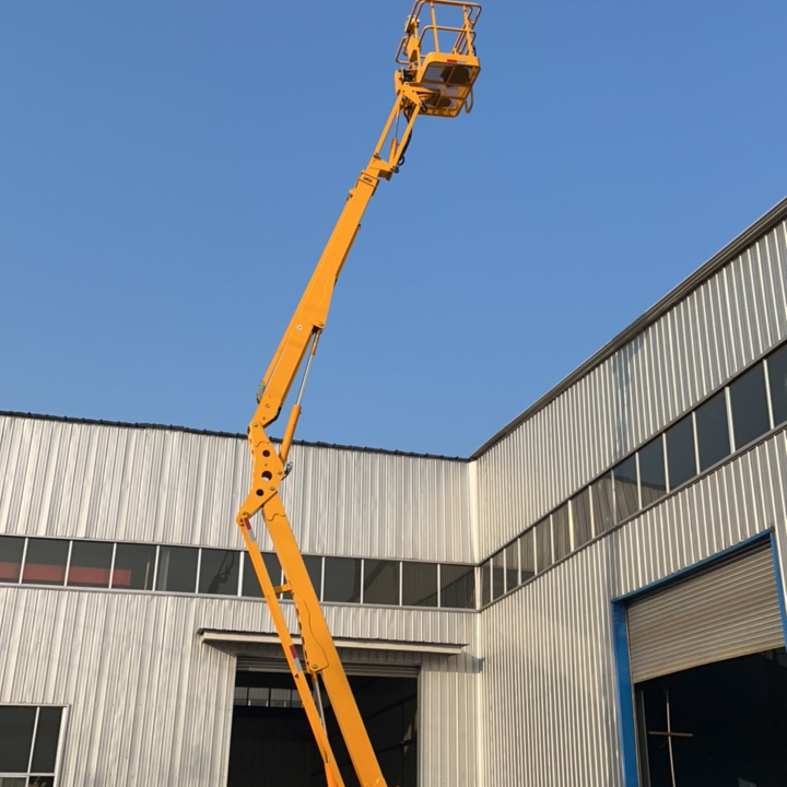 Dymg Truck Mounted Boom Lift Aerial Work Platform Mobile High End 10m to 20m Electric Boom Lift