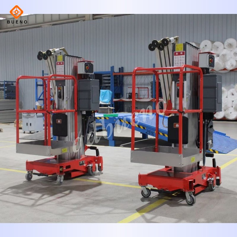 Bueno 6m 8m Interlocking Vertical Mast Lift Platform with CE Certificate