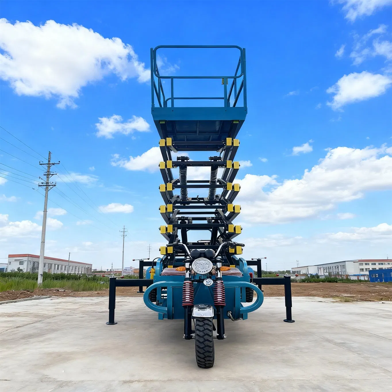 Vehicle Truck Mounted Scissor Hydraulic Lift Table Aerial Working Platform