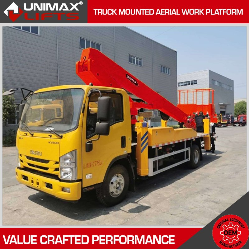 Altec Ah125 AC38127s AC40152s Truck Mounted Aerial Work Platform Bucket Lift Truck Aerial Lift Truck Bucket Truck Altec Boom Lift Utility Truck Man Lift Truck