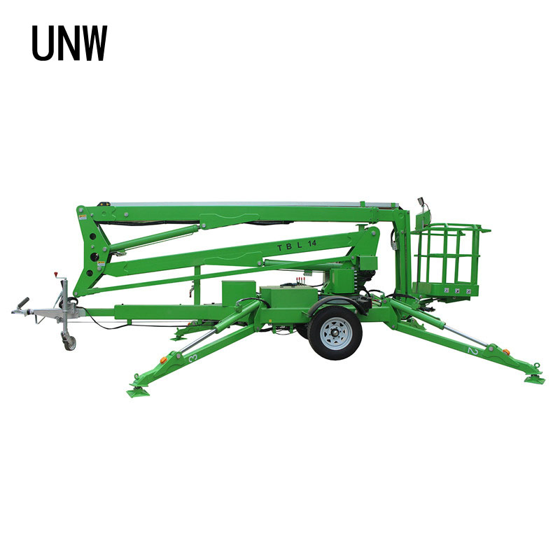 China Trailer Mounted Boom Man Lift Machine with CE