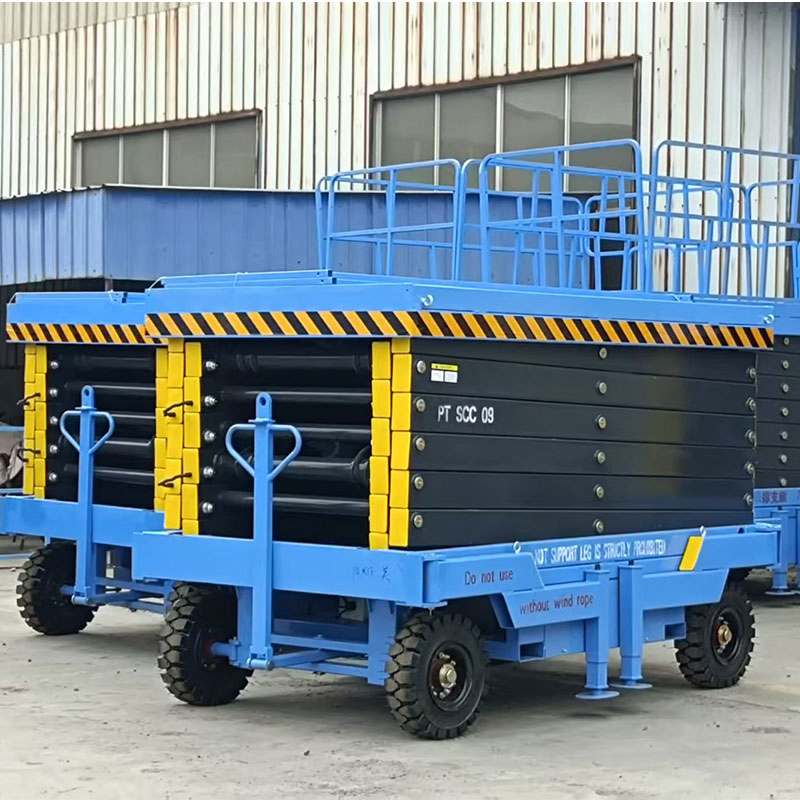 Indoor Outdoor Electric Hydraulic Mobile Scissor Lift Aerial Work Platform