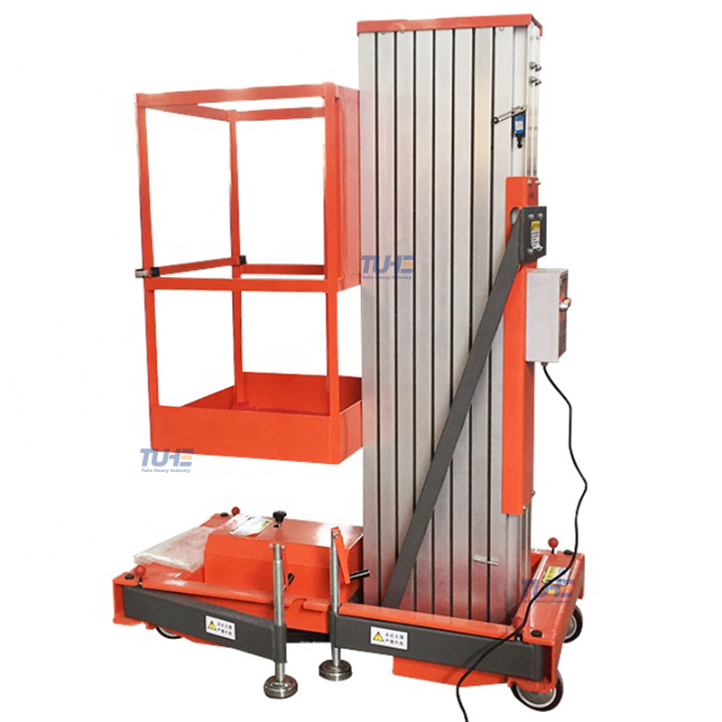 8m OEM Factory Push Around Hire Rental Vertical Mast Lift for Sale