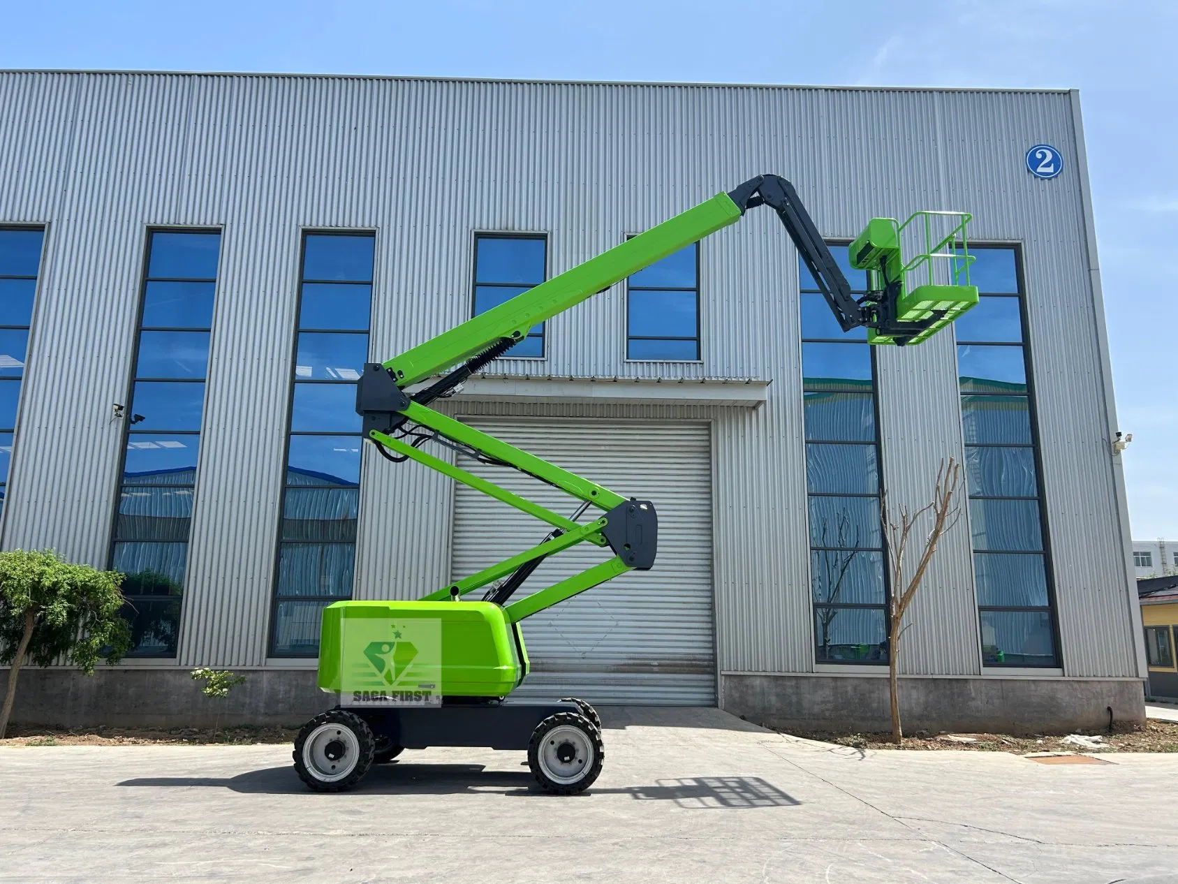 V18d 18m Diesel Boom Lift: High Efficiency &amp; All-Terrain Adaptability