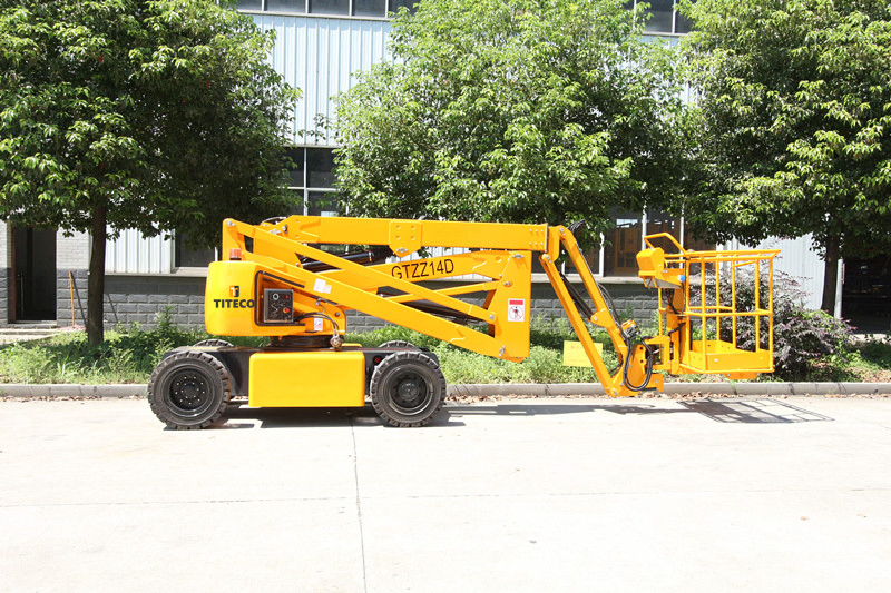 14m 16m 18m 20m 22m Electric Lifting Equipment Self-Propelled Cherry Picker Aerial Work Platform Articulated Boom Man Lift with CE