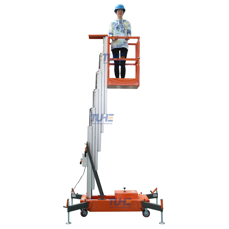 8m OEM Factory Push Around Hire Rental Vertical Mast Lift for Sale