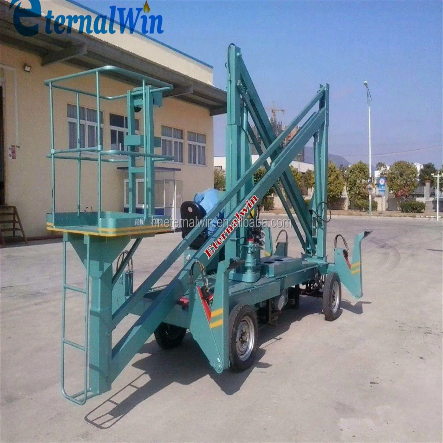 Promotional Trailer Mounted Boom Lift Aerial Working Platform Hydraulic Diesel Powered Boom Lift