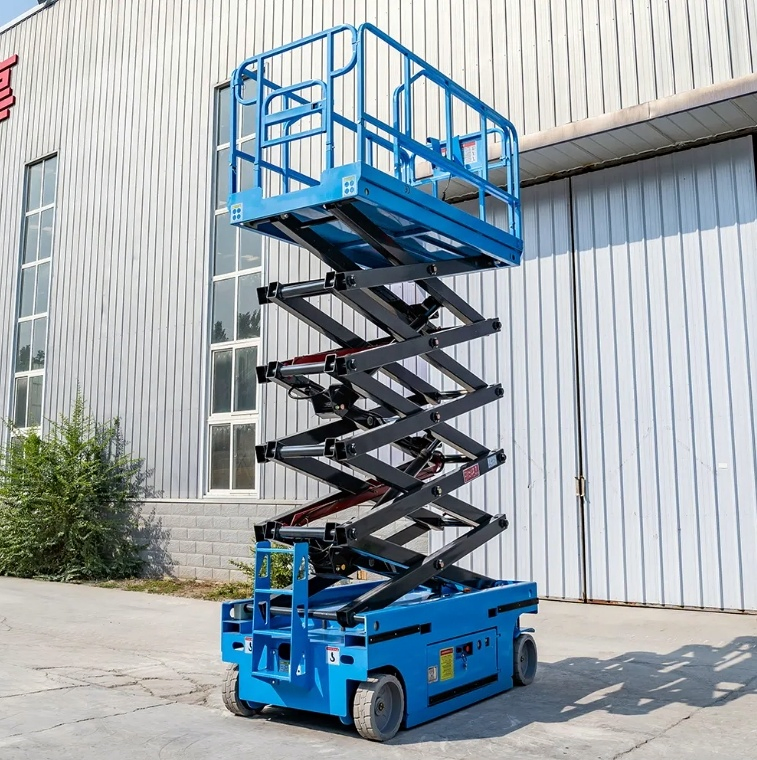 Electric Motor Mobile Hydraulic Scissor Lift Platform for Elevated Work Personnel Elevator Lift