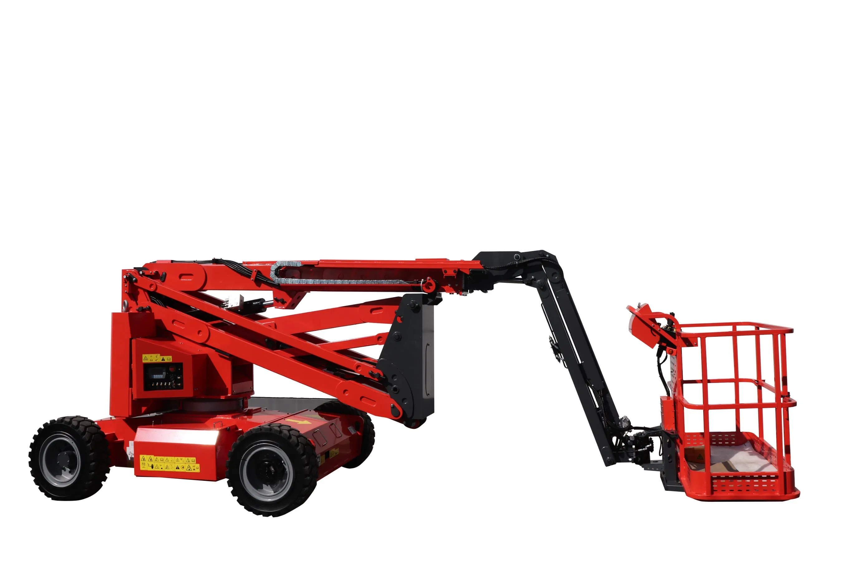 Compact Steel Aerial Work Platform for Tight Space Maneuverability