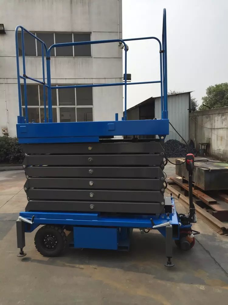 12m High Quality Self Propelled Aerial Working Platform Personnel Lifting and Lowering